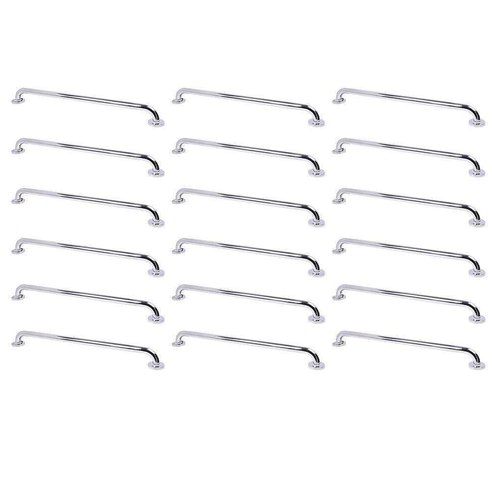 Alça De Apoio 70cm Barra Inox Kit 18 Unidades Idoso Deficiente Cadeirante Suporte - 1