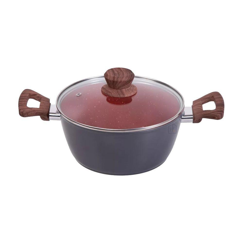 Panela Caçarola Nano Cerâmica Antiaderente Tampa V 18cm 1,7l. - 1