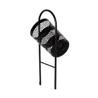 Kit 3 Lixeiras Para Pátios Parques Redonda Em Tela De Moeda. - 3