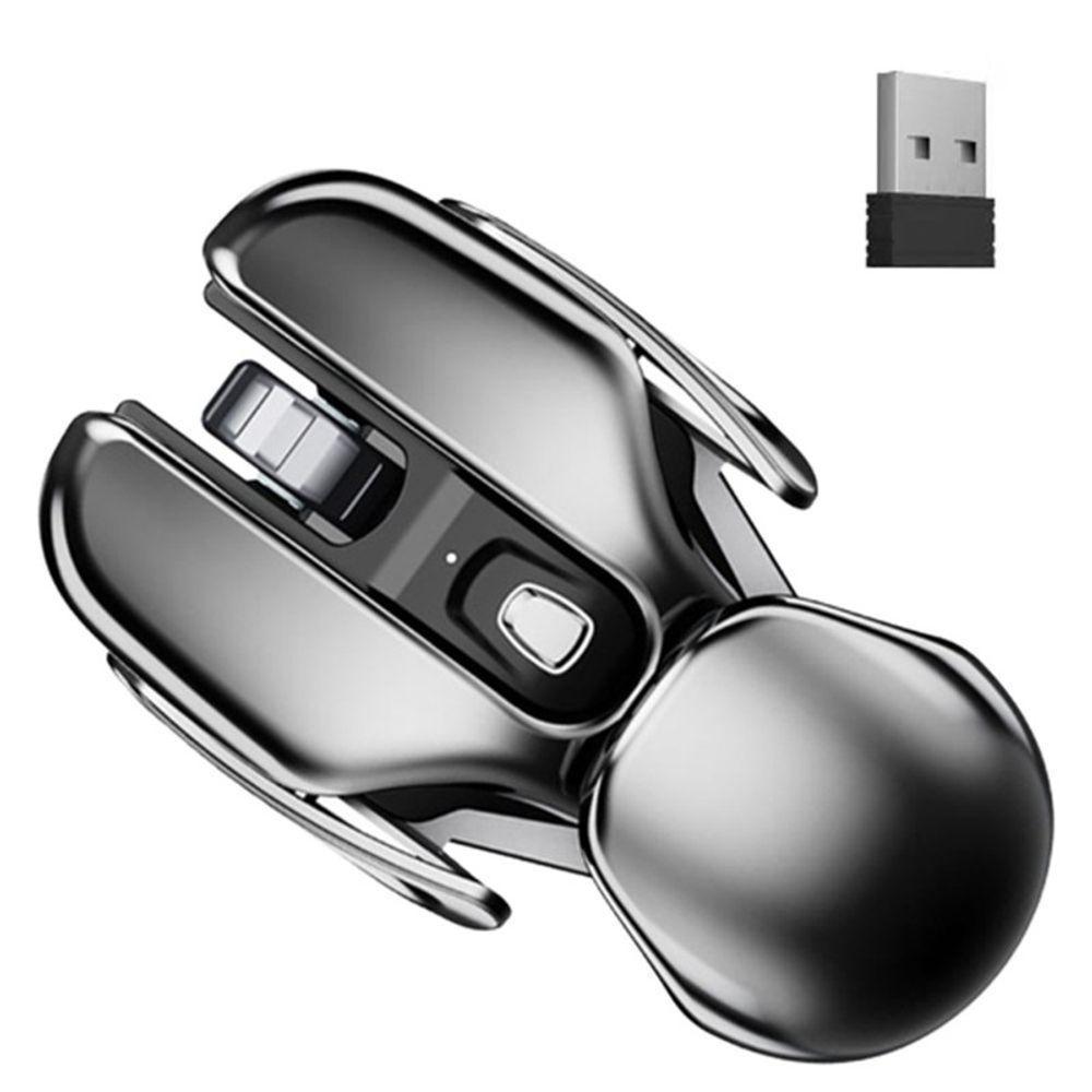 Mouse De Metal Usb Sem Fio - Resolução Ajustável - 1
