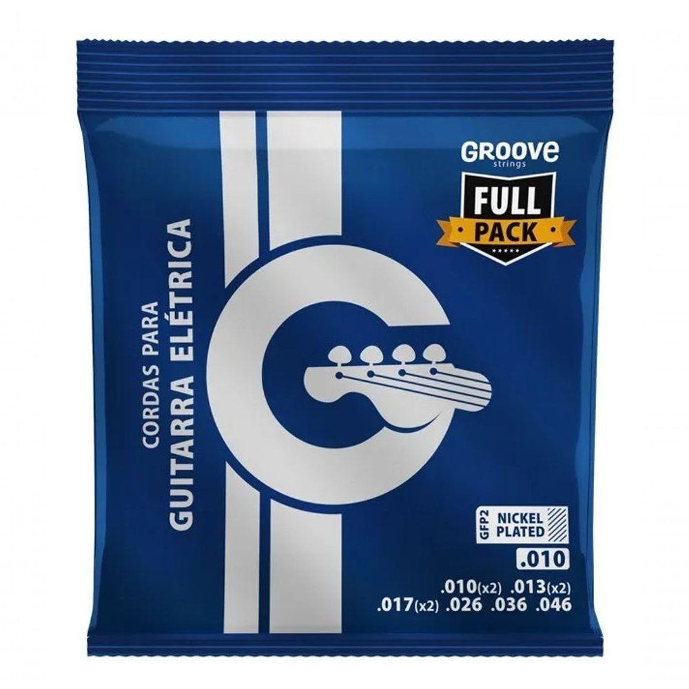 Jogo De Cordas P-guitarra Groove 0.010"-0.046" Gfp2 - 1