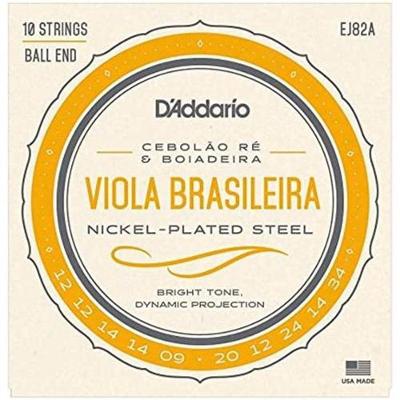 Cordas Para Viola Brasileira Ré D Addario Ej82