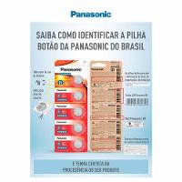 Bateria Cr2032 Botão Panasonic 10 Cartelas Com 05 Baterias Por Cartela - Pç - 10 - 2