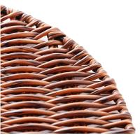 Jogo 4 Lugar Americano Coração Rattan Plástico Mesclado Lyor - 2