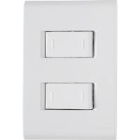 Conj 4X2 2 Interruptores Paralelos Tramontina Liz 10 A 250 V - 1