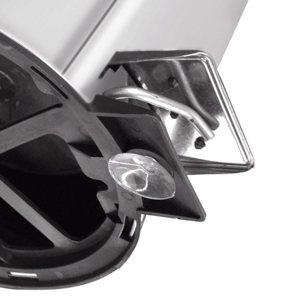 Kit Com 2 Lixeiras Brasil Inox Tramontina 5 Litros Com Pedal - 4