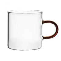 Dupla De Caneca Vidro Boro Alça Ambar 100 Ml - Mimo Style