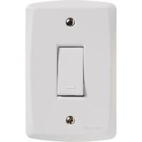 Conjunto 4x2 Com 1 Interruptor Simples 10 A 250 V Tramontina Lux2 Branco 120 Unidades - 1