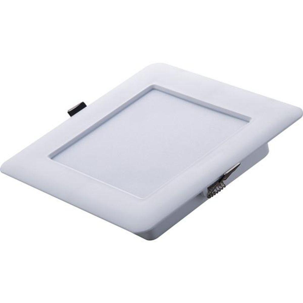 Plafon Led Tramontina Quadrado De Embutir Slim 1000 Lm 12 W Bivolt 6500 K Luz Branca - 1