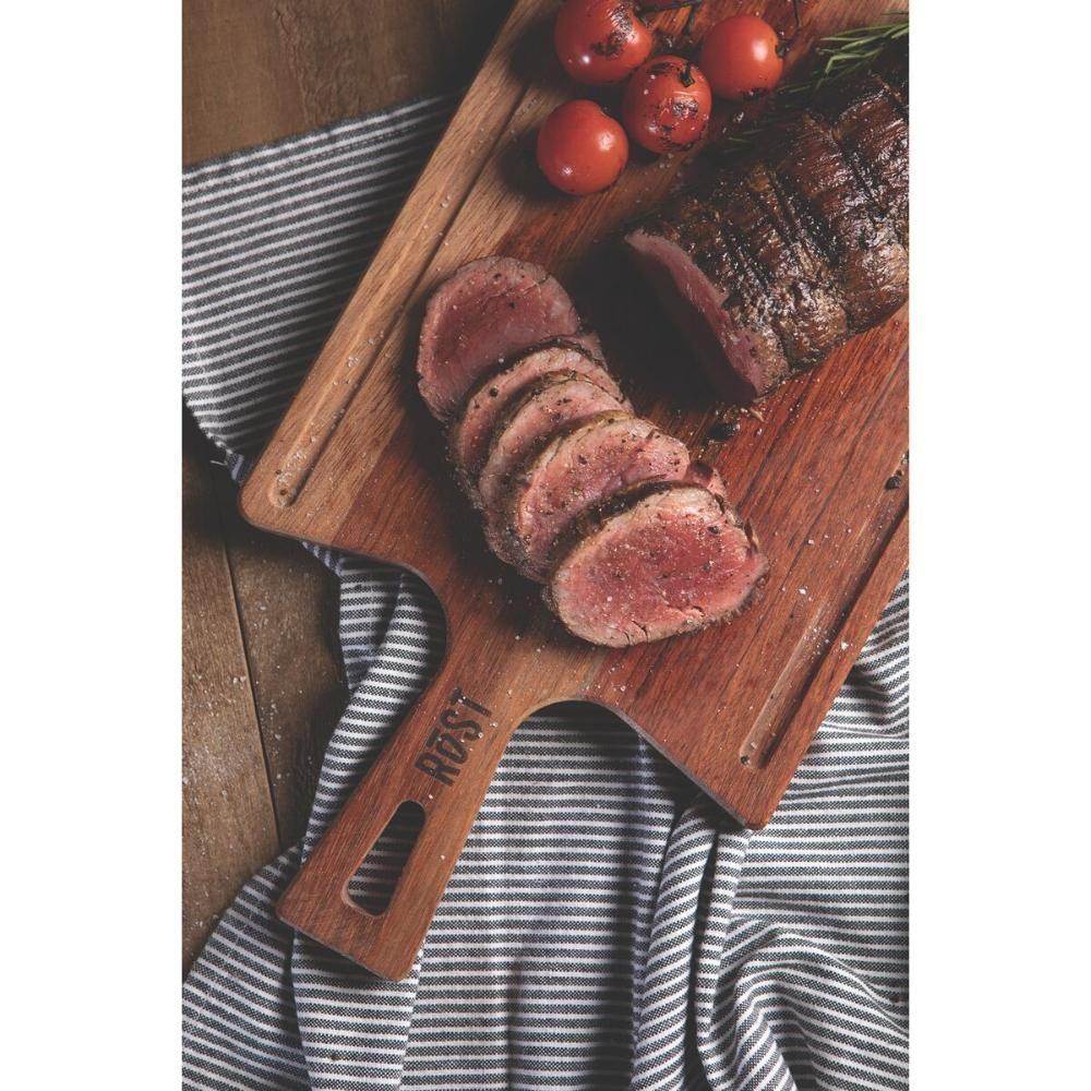 Fsc Tábua Tramontina Rost Para Preparar E Servir Em Madeira Jatobá Mesclada Com Cabo E Acabamento óleo 41x22 Cm - 5