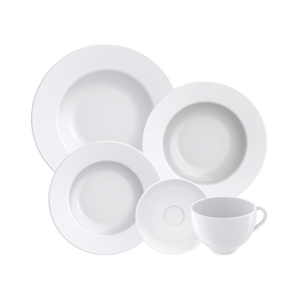 Aparelho De Jantar Tramontina Maria Augusta Em Porcelana 20 Peças - 1