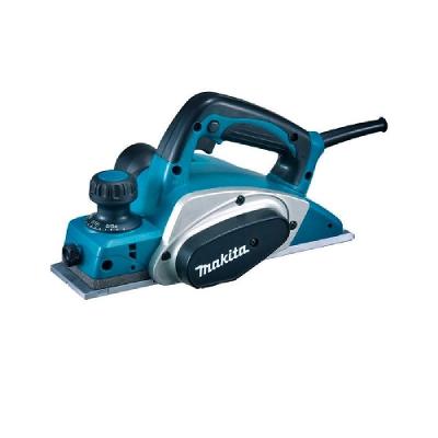 Plaina Elétrica 82mm 3-1/4'' 620w Com Calibrador Faca Guia Chave Soquete Madeira Kp0800 220v Makita