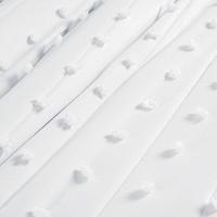 Kit Cobre Leito Colcha Alexa Pompom Queen Dupla Face Micropercal 3 Peças - Branco - 3