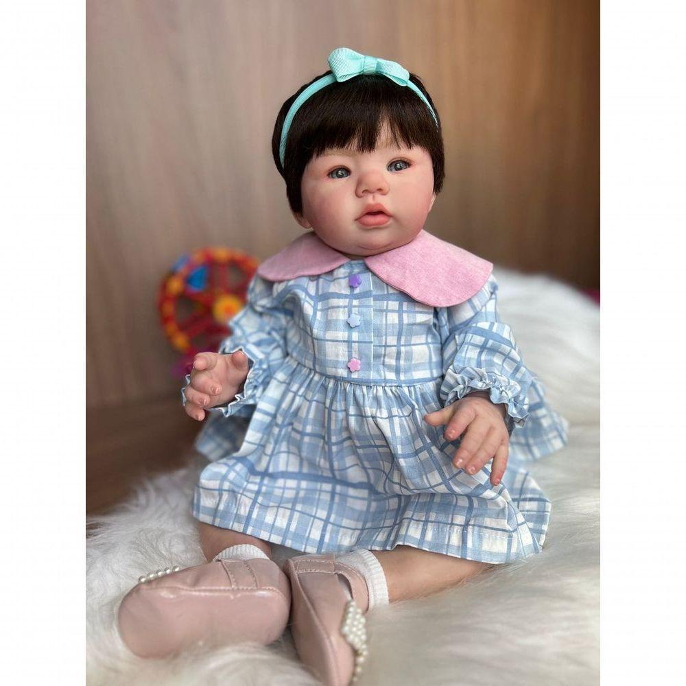 Bebê Reborn Milla Kit Completopo Do Bebê Tecido - 3