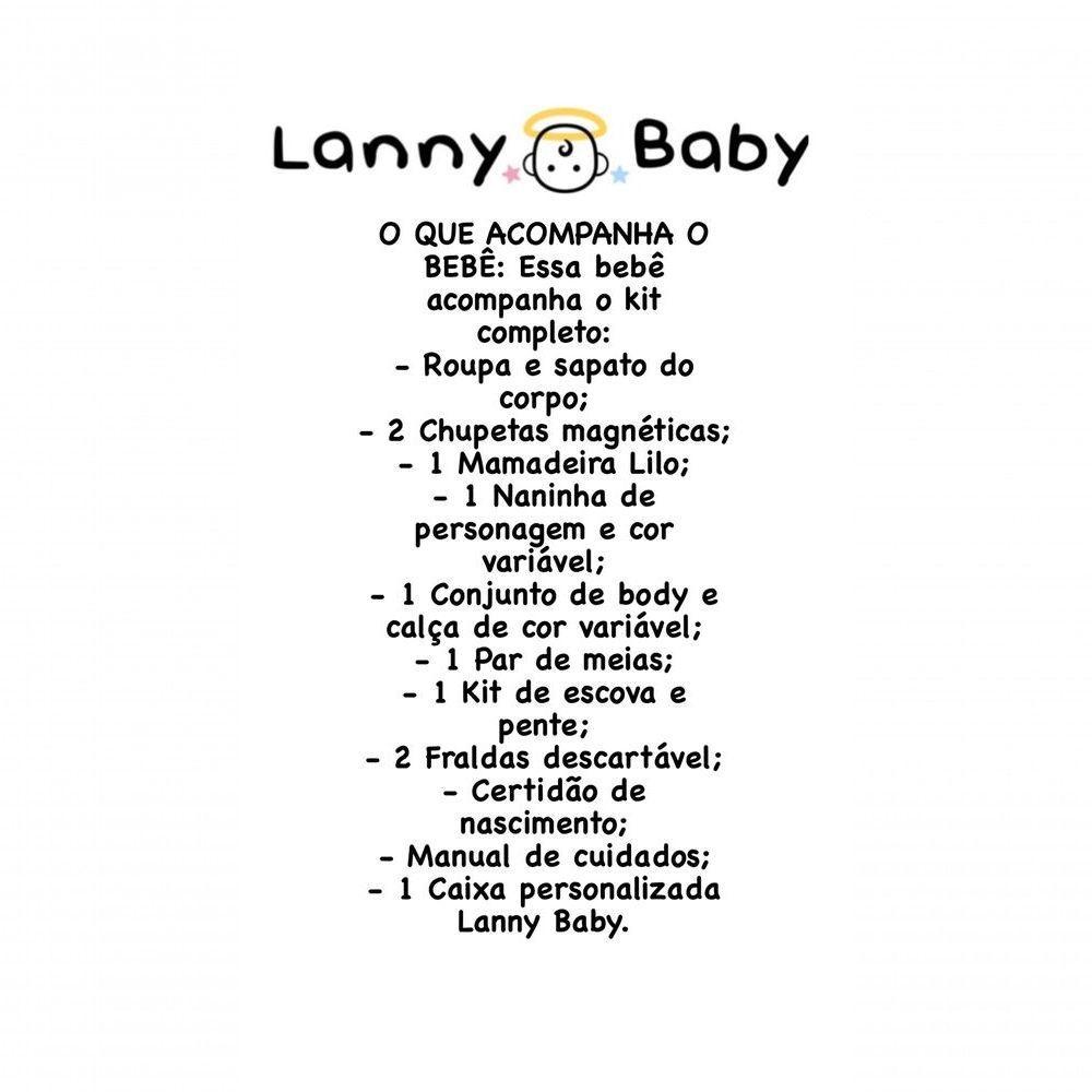 Bebê Reborn Milla Kit Completopo Do Bebê Tecido - 4