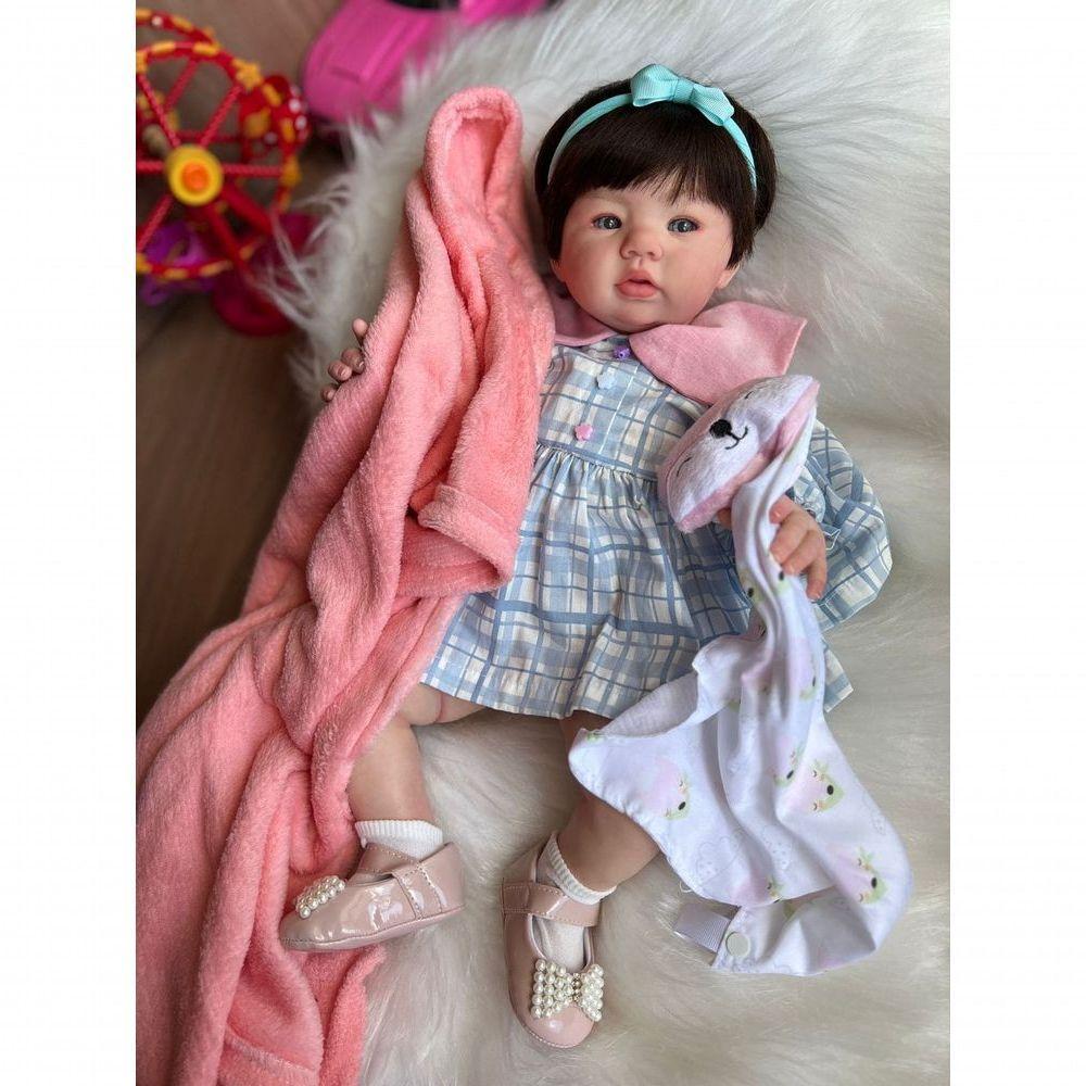 Bebê Reborn Milla Kit Completopo Do Bebê Tecido - 9