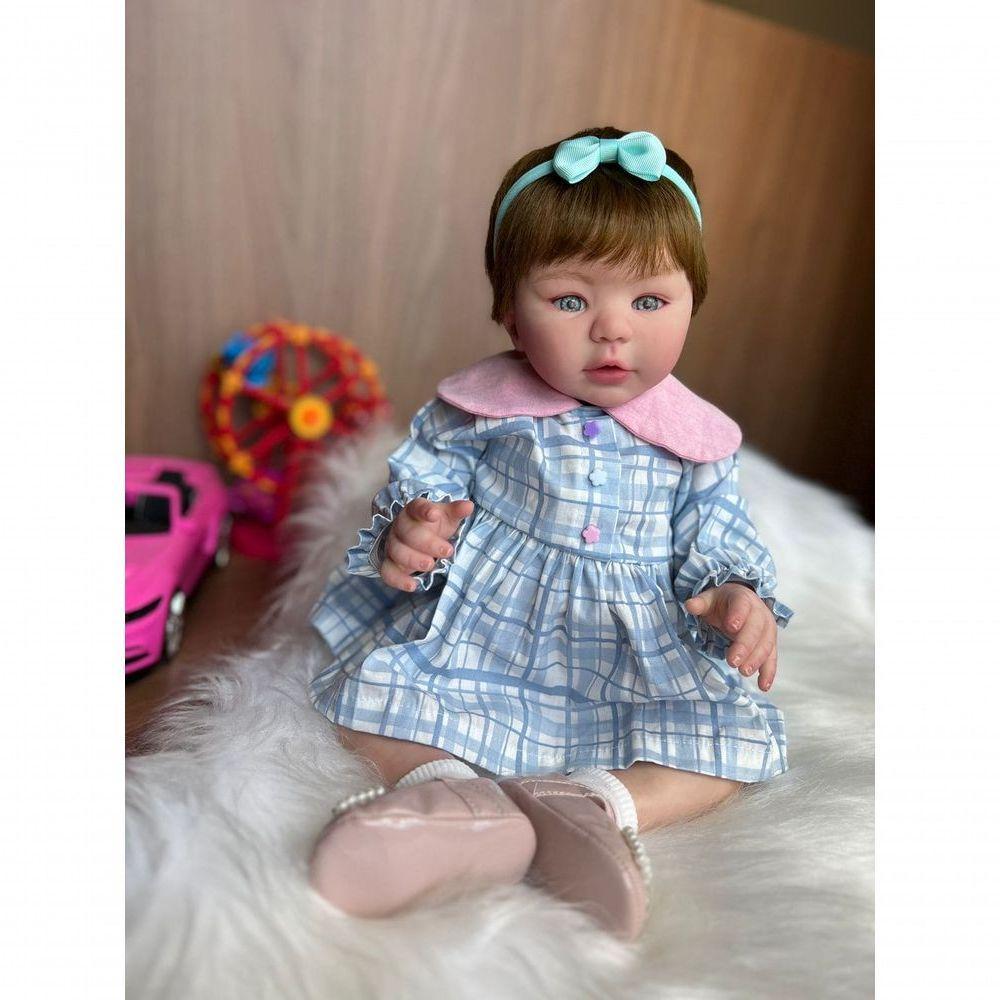 Bebê Reborn Aurora Kit Simplespo Do Bebê Tecido - 6