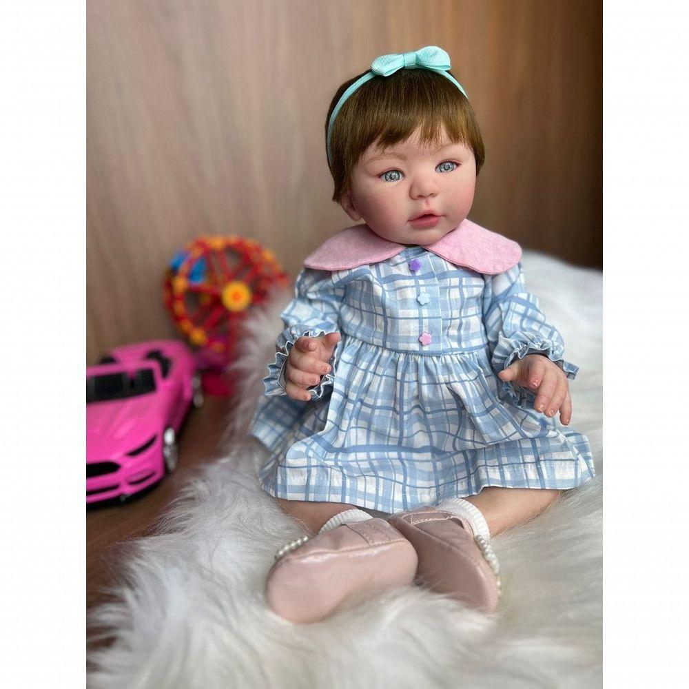 Bebê Reborn Aurora Kit Simplespo Do Bebê Tecido - 7