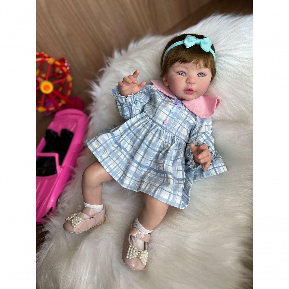 Bebê Reborn Aurora Kit Simplespo Do Bebê Tecido - 8