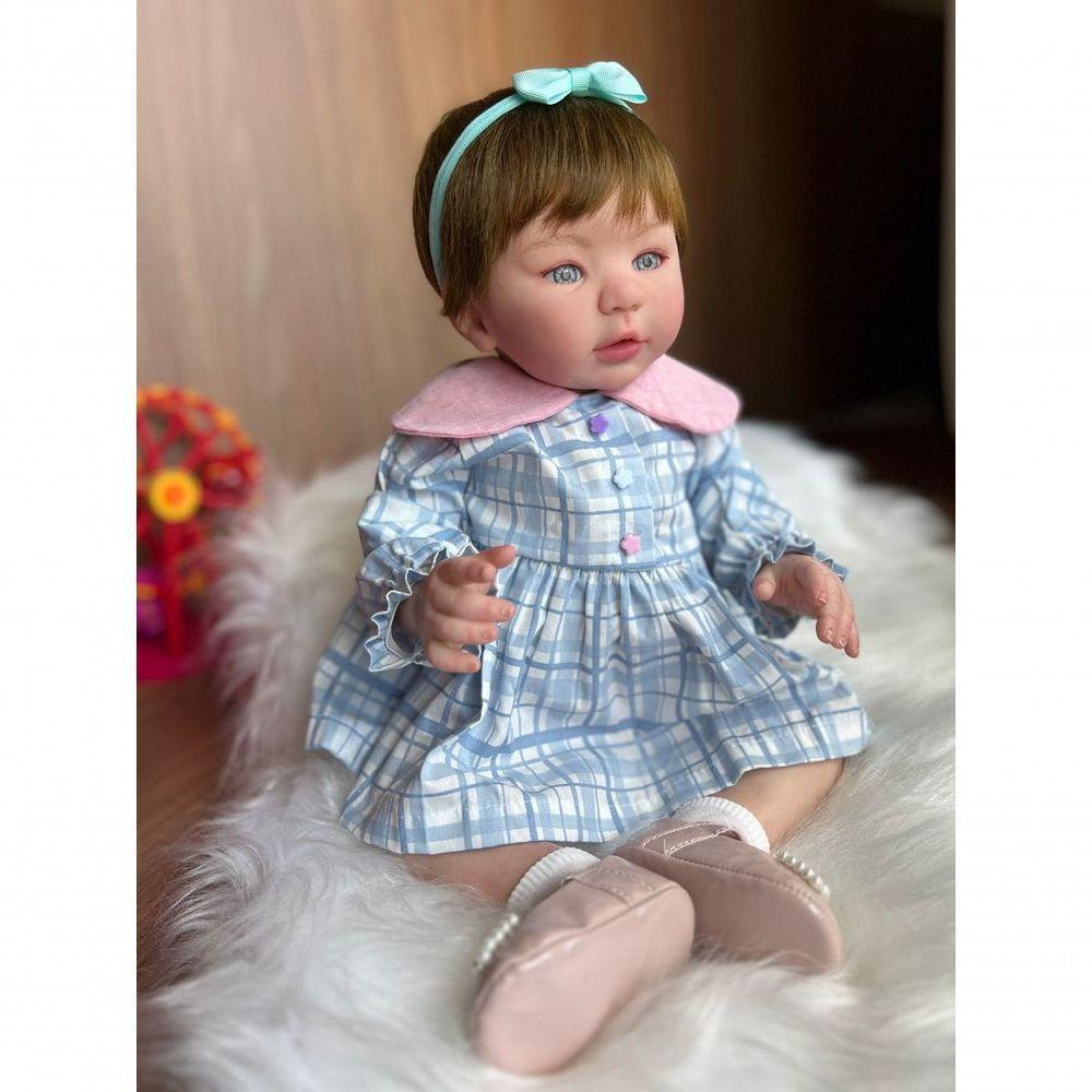 Bebê Reborn Aurora Kit Simplespo Do Bebê Tecido - 10