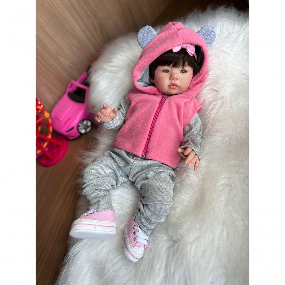 Bebê Reborn Lívia Kit Simplespo Do Bebê Tecido - 8