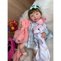 Bebê Reborn Aurora Kit Completopo Do Bebê Tecido - 12