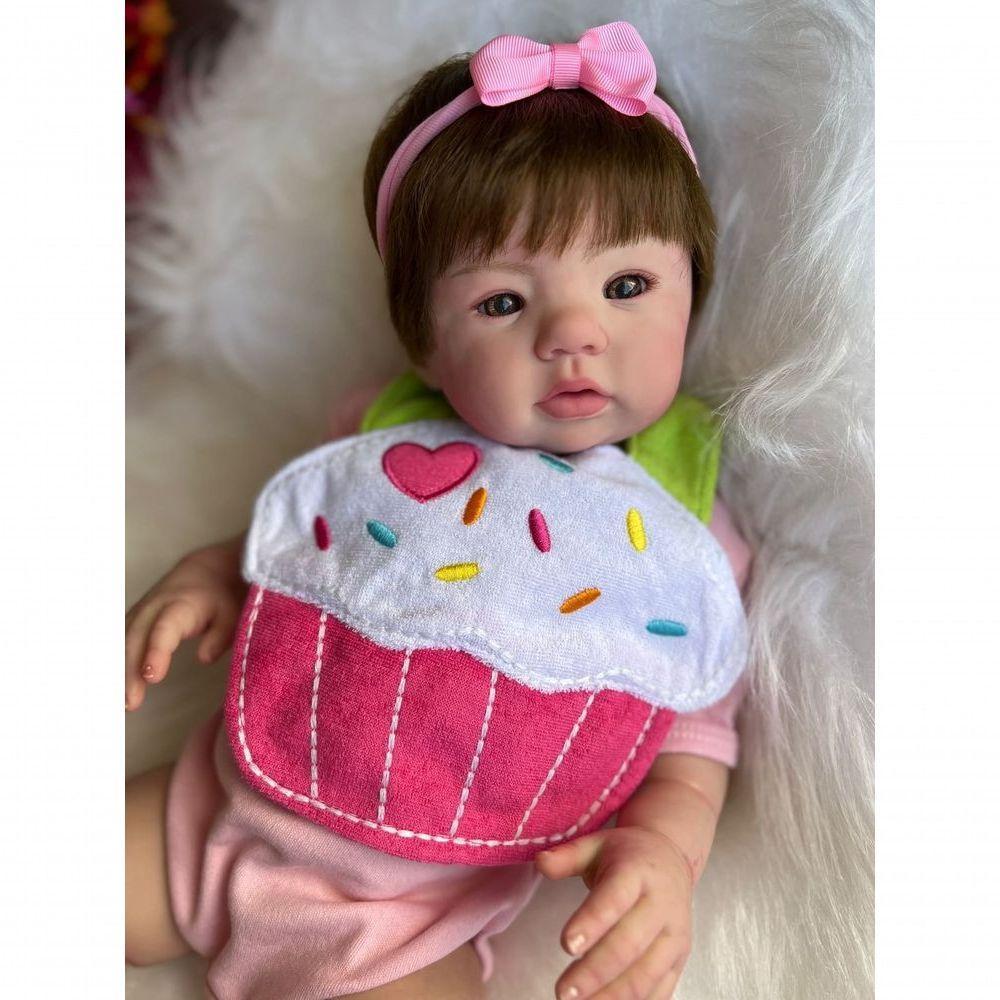 Bebê Reborn Alice - Kit Simples Corpo Do Bebê Tecido - 1