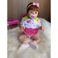 Bebê Reborn Alice - Kit Simples Corpo Do Bebê Tecido - 6