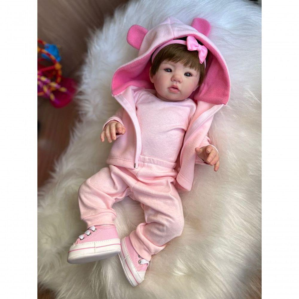 Bebê Reborn Gabi - Kit Simples Corpo Do Bebê Tecido - 6