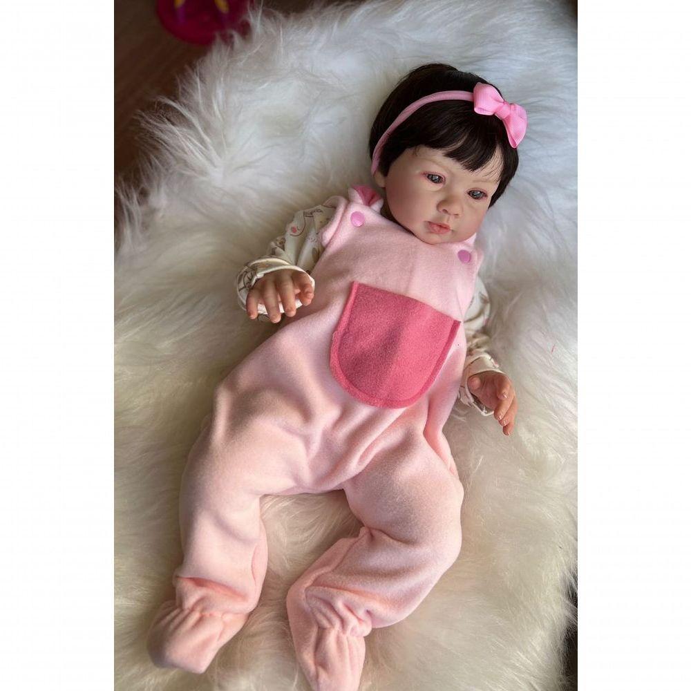 Bebê Reborn Nina - Kit Simples Corpo Do Bebê Tecido - 5