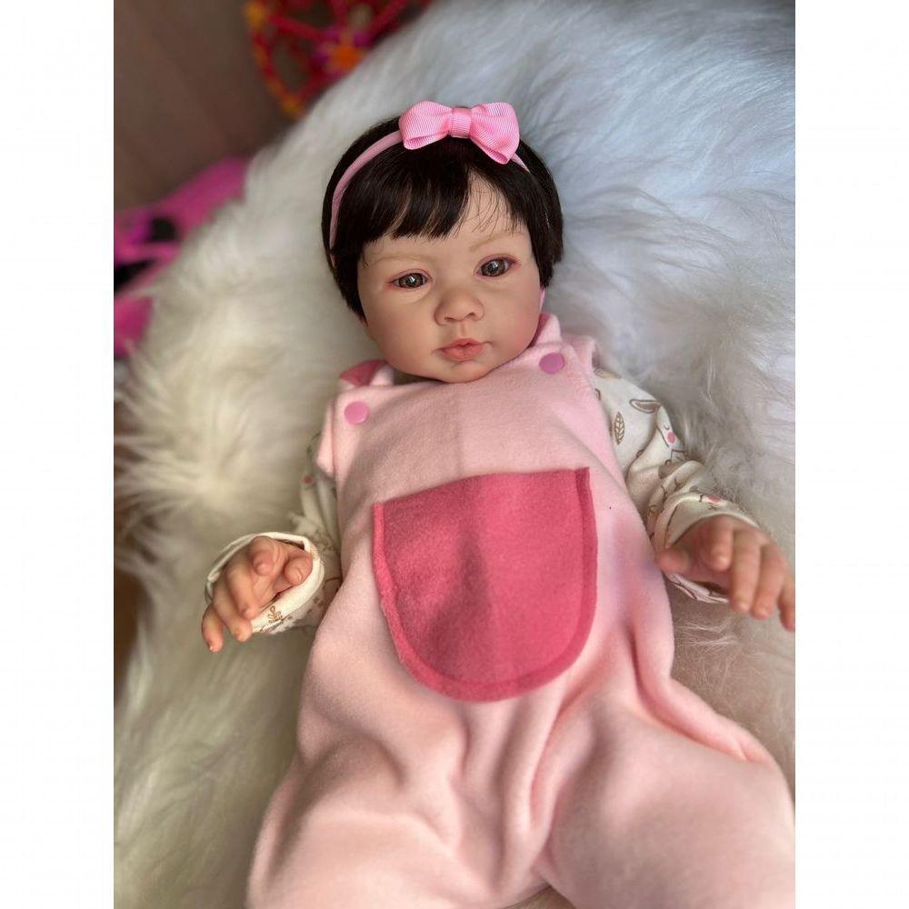 Bebê Reborn Nina - Kit Simples Corpo Do Bebê Tecido - 6