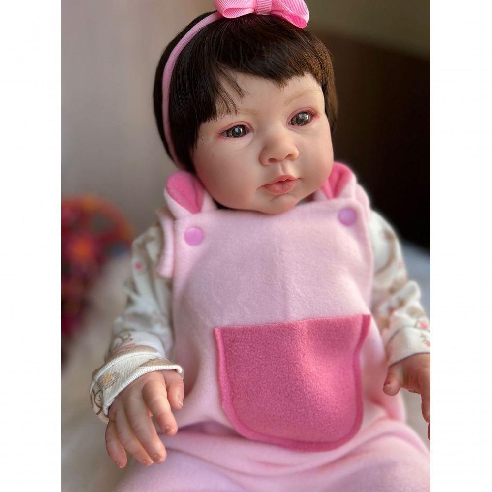 Bebê Reborn Nina - Kit Simples Corpo Do Bebê Tecido - 7