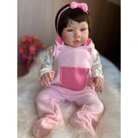 Bebê Reborn Nina - Kit Simples Corpo Do Bebê Tecido - 8