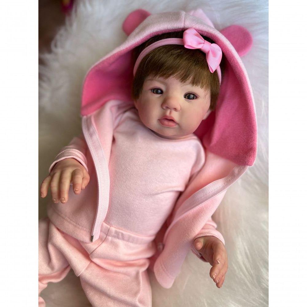 Bebê Reborn Gabi - Kit Simples Corpo Do Bebê Vinil - 6