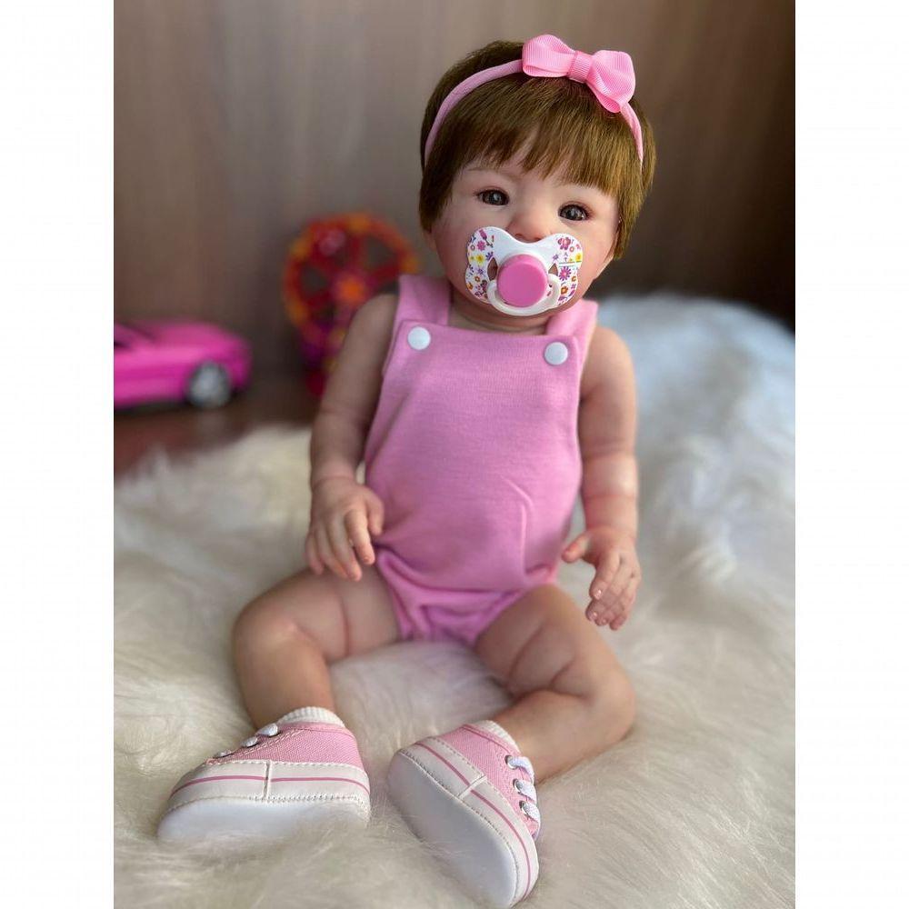 Bebê Reborn Bia - Kit Simples Corpo Do Bebê Tecido - 2