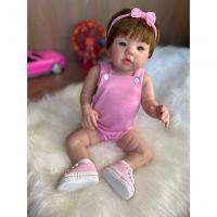 Bebê Reborn Bia - Kit Simples Corpo Do Bebê Tecido - 5