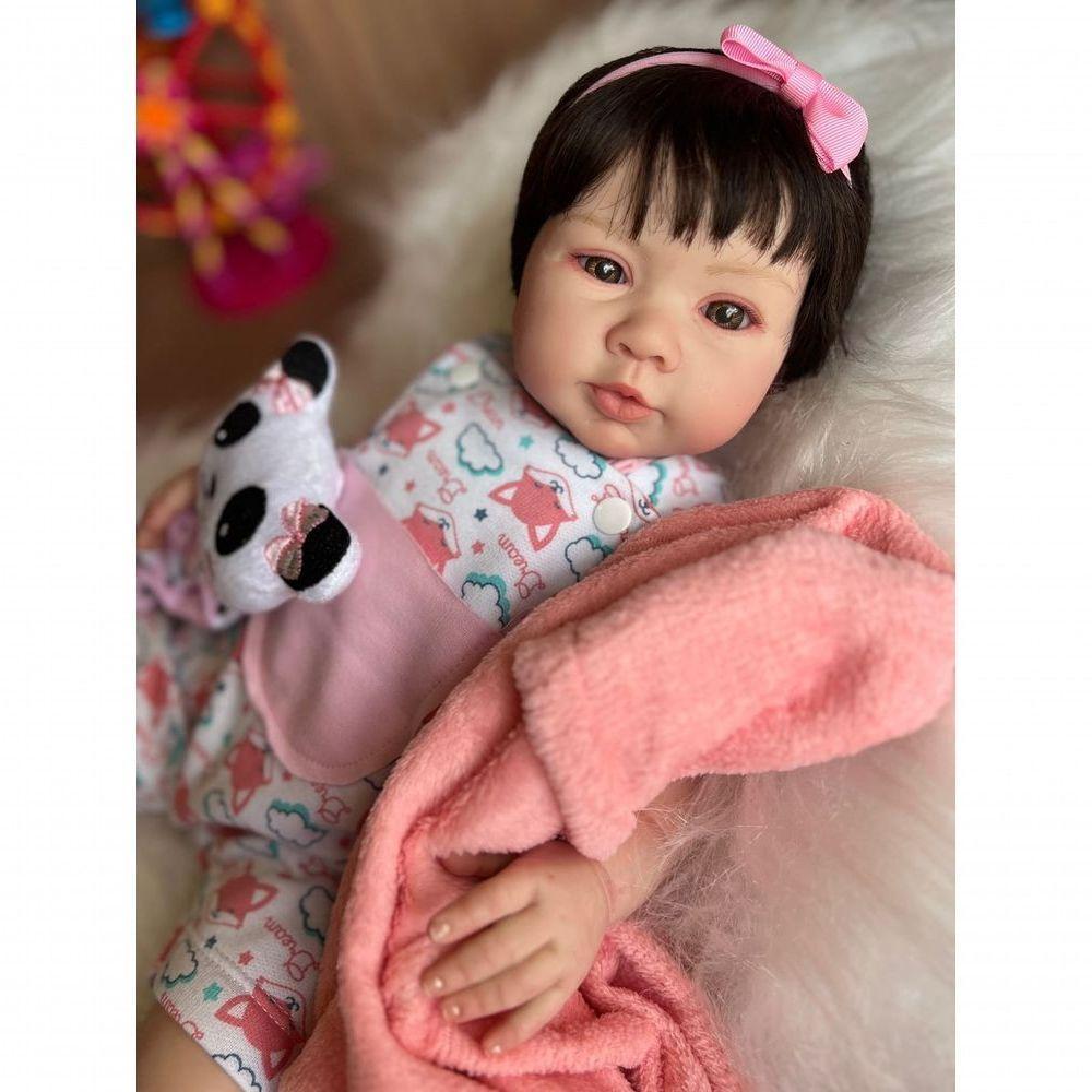 Bebê Reborn Pietra - Kit Completo Corpo Do Bebê Tecido - 1