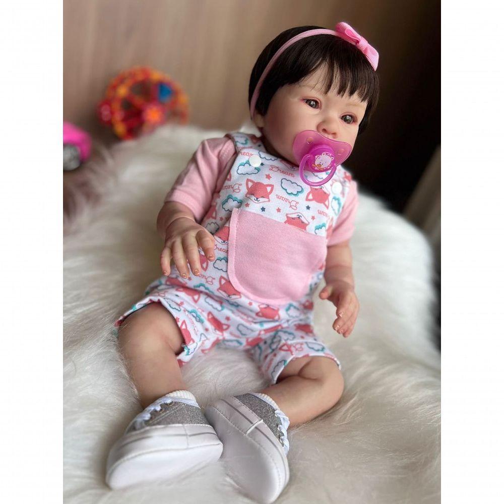 Bebê Reborn Pietra - Kit Completo Corpo Do Bebê Tecido - 4