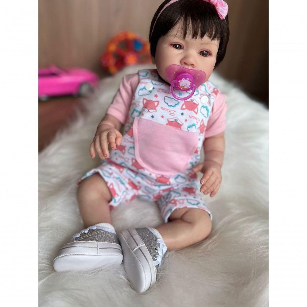 Bebê Reborn Pietra - Kit Completo Corpo Do Bebê Tecido - 5