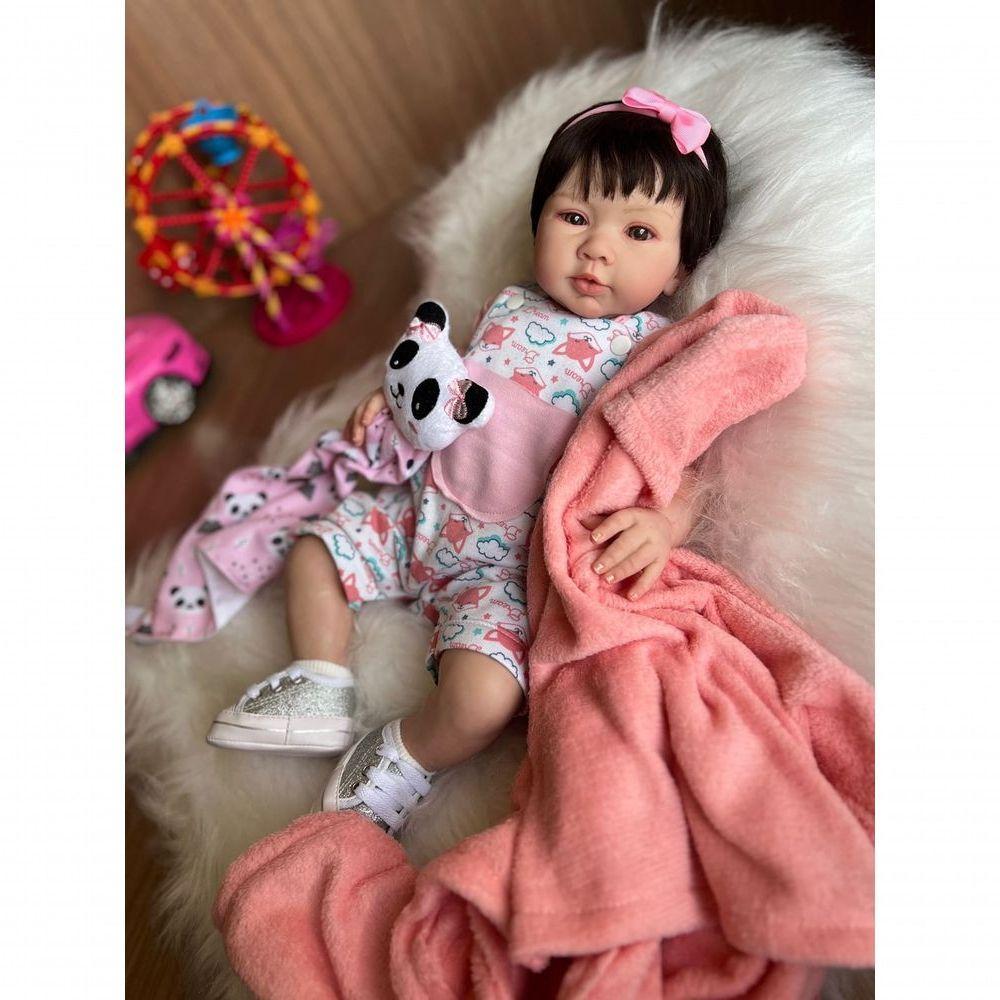 Bebê Reborn Pietra - Kit Completo Corpo Do Bebê Tecido - 7