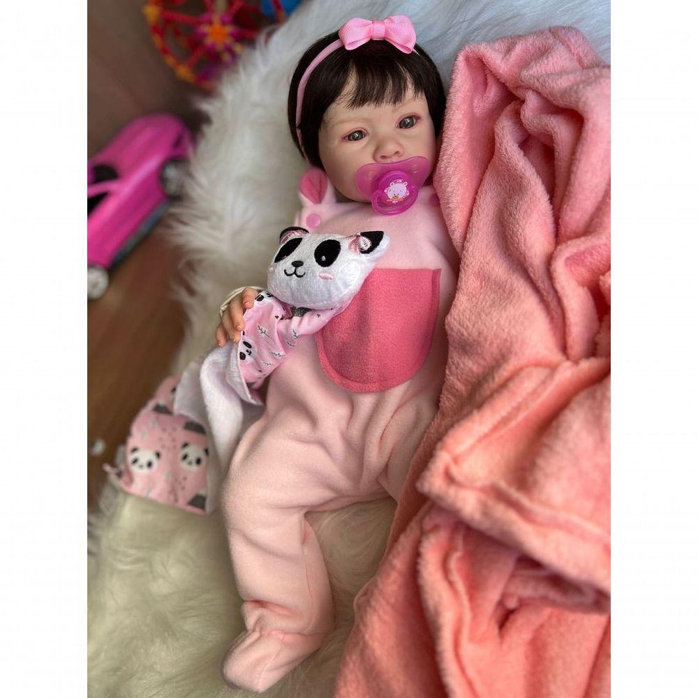 Bebê Reborn Nina - Kit Completo Corpo Do Bebê Tecido - 2