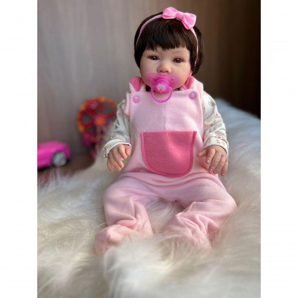 Bebê Reborn Nina - Kit Completo Corpo Do Bebê Tecido - 3