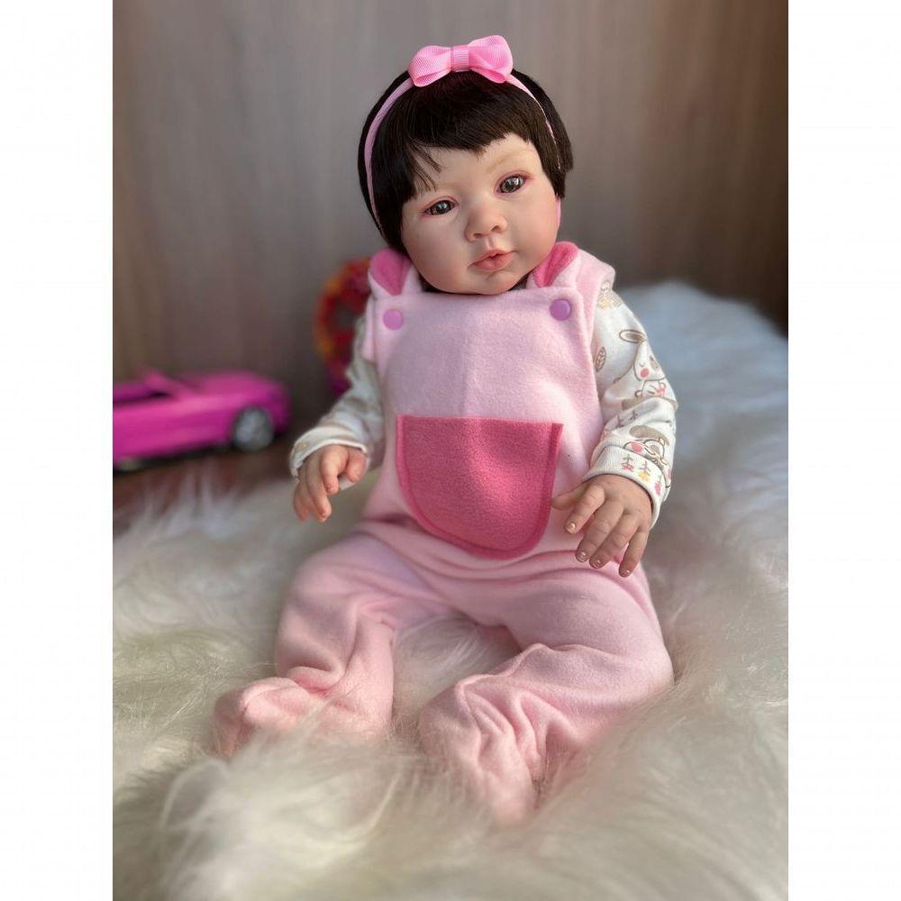 Bebê Reborn Nina - Kit Completo Corpo Do Bebê Tecido - 5