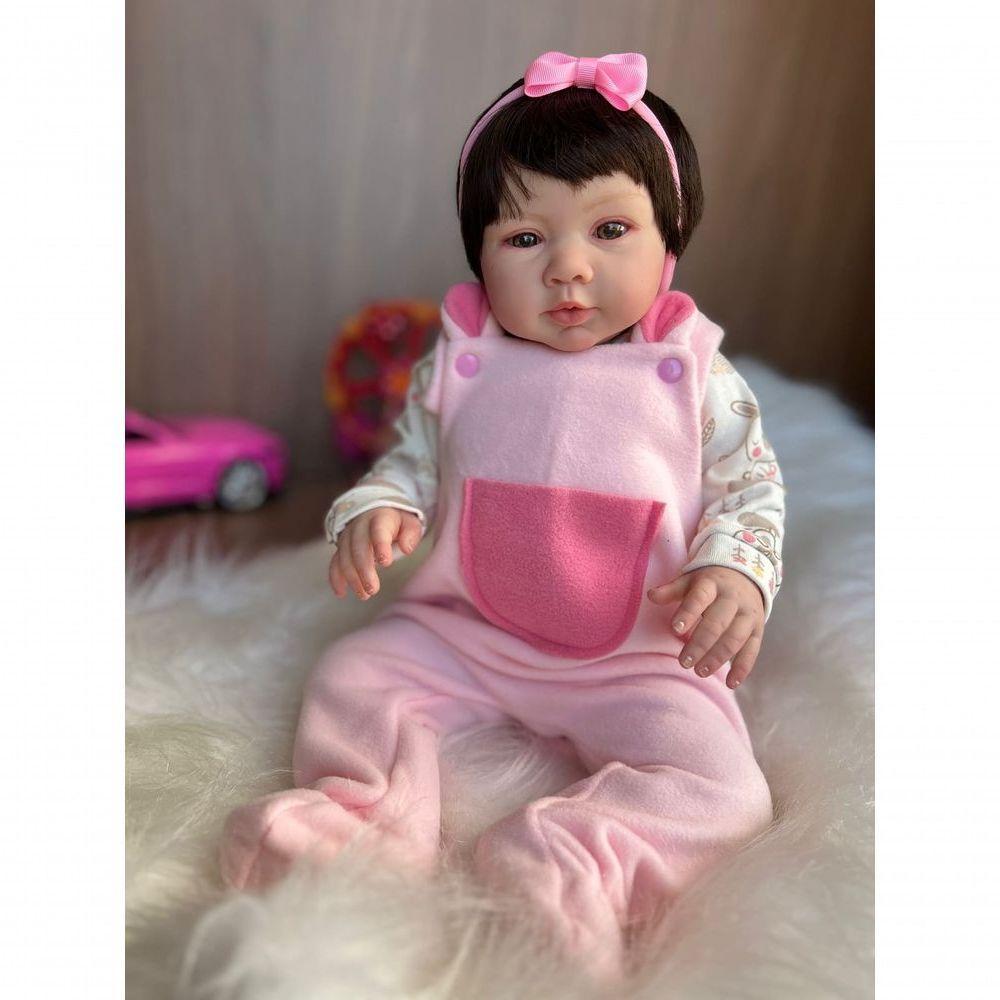 Bebê Reborn Nina - Kit Completo Corpo Do Bebê Tecido - 7