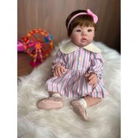 Bebê Reborn Elisa - Kit Simples Corpo Do Bebê Tecido