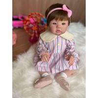 Bebê Reborn Elisa - Kit Simples Corpo Do Bebê Tecido - 6