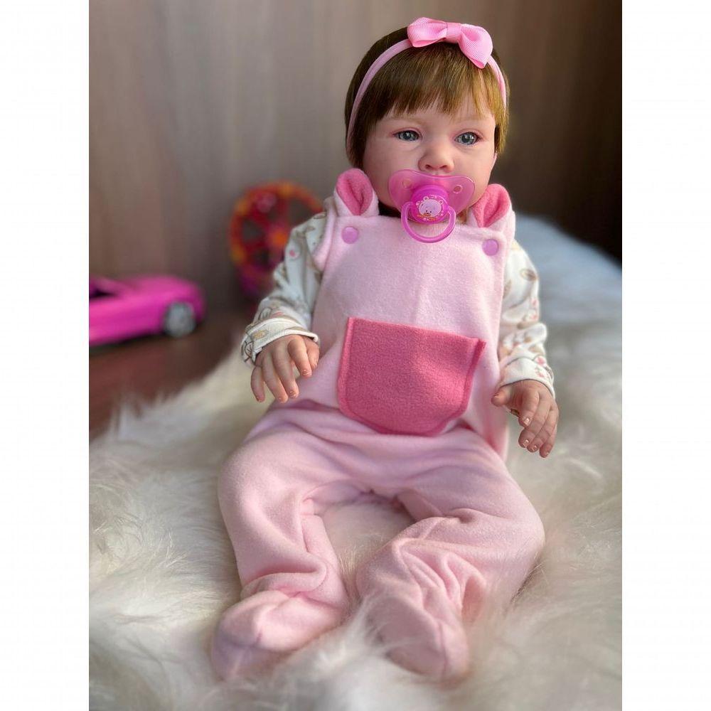 Bebê Reborn Duda - Kit Completo Corpo Do Bebê Tecido - 3