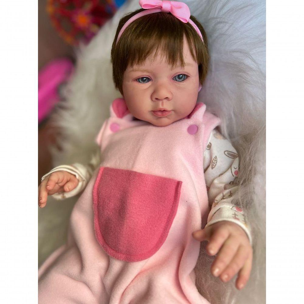 Bebê Reborn Duda - Kit Completo Corpo Do Bebê Tecido - 9