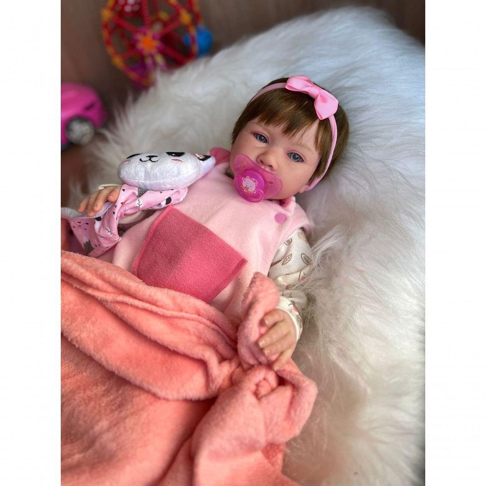 Bebê Reborn Duda - Kit Completo Corpo Do Bebê Vinil - 8