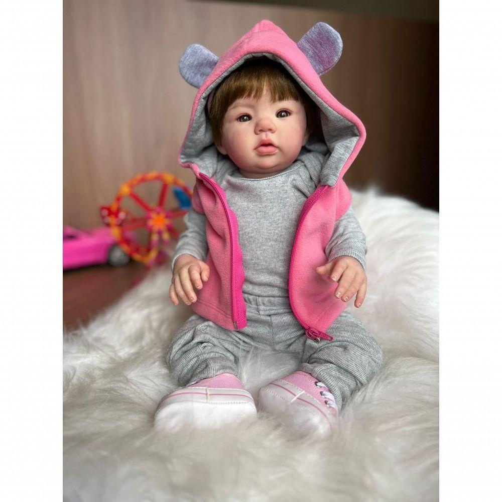 Bebê Reborn Helena - Kit Simples Corpo Do Bebê Tecido - 2